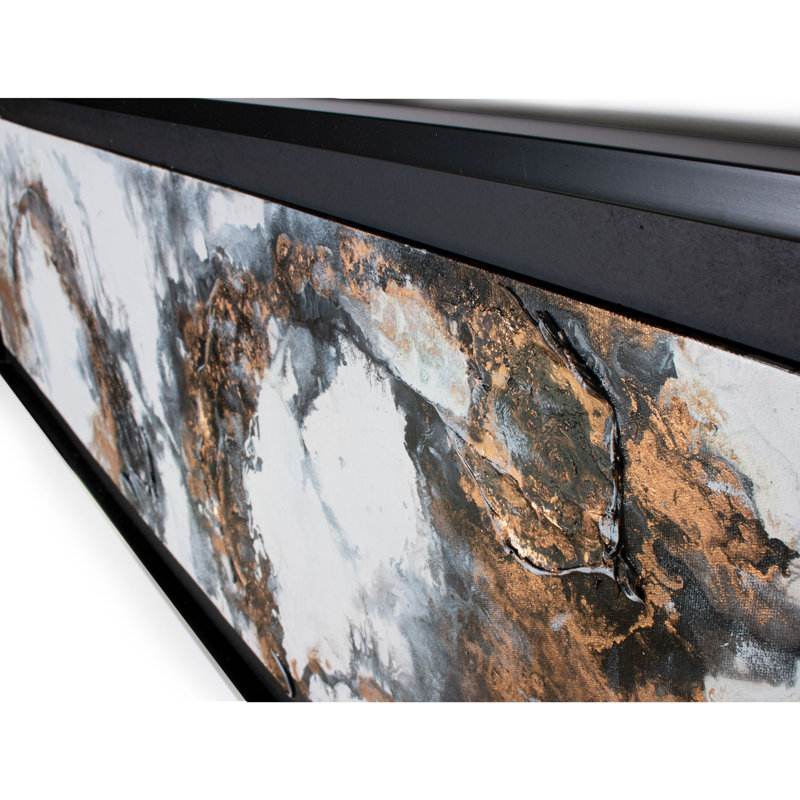 Cadre flottant, peinture sur toile