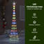  LED Christmas Tree 70 x 70 x 250 cm Metal-868654126
