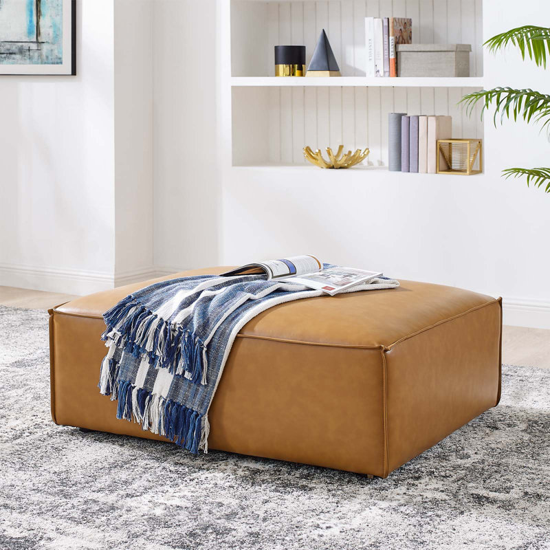 Repose-pieds en cuir Modway Restore Vegan