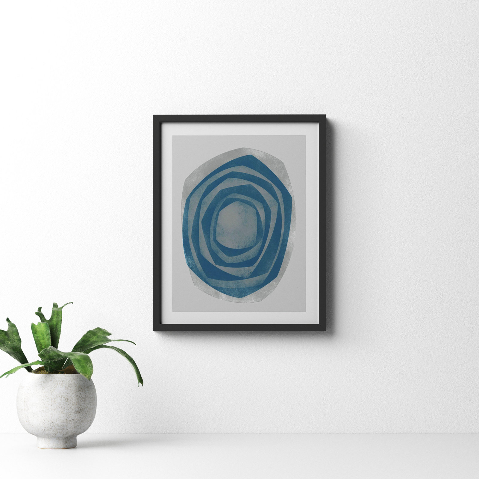 Vertigo "Vertigo 3" Print by Jacques Pilon, Black, 20" H x 16" W x 1.25" D