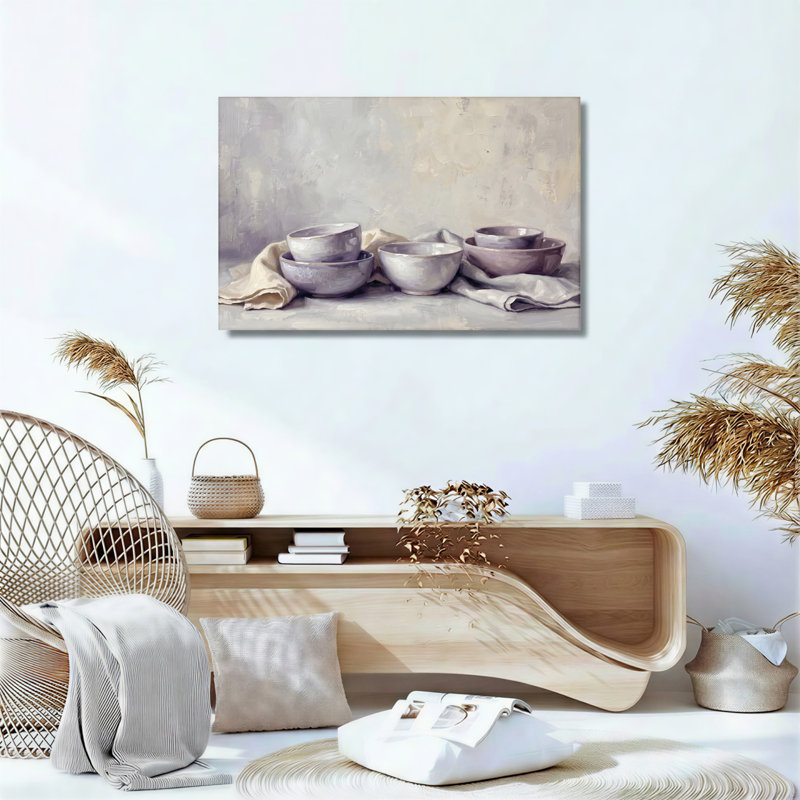 Nature morte sur toile, ensemble de 1, H 12 po x l 18 po, Toile tendue