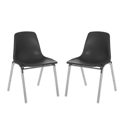 Chaise empilable Willa, paquet de 2