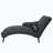 Indoor PU Button Tufted Chaise Lounge-2007429139