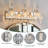 3-Light Vintage Chrome Vanity Light, Flower Glass Shade Bathroom Over Mirror Lighting Fixture-1619792726-1619792727