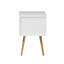 Abril 40 cm W Bedside Table