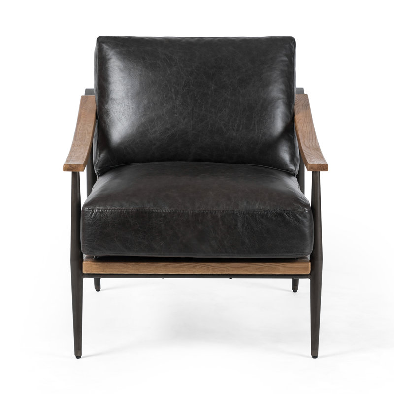 Kempsey Chair, Sonoma Black Genuine Leather