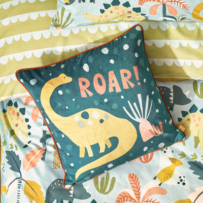 Teal Square Cushion