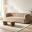 Canapé incurvé en chenille avec assise moelleuse-1651340503