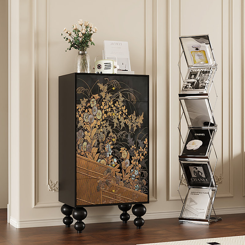 Armoire de rangement de salon rétro