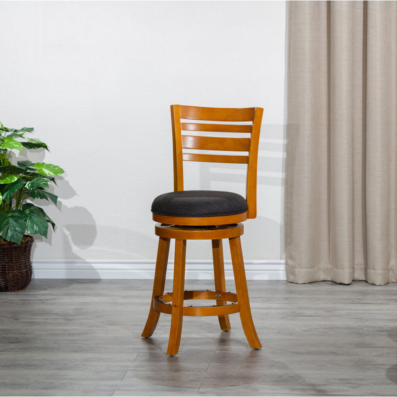 Chaise pivotante à hauteur de comptoir, Gris anthracite