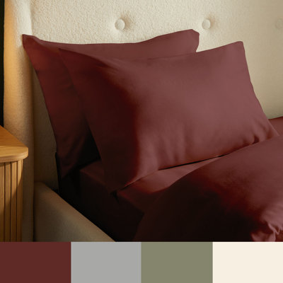 Silentnight Brushed Cotton Pillowcase Pair