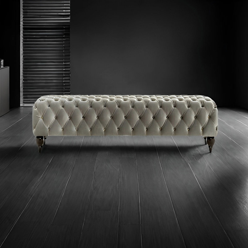 Banc de rangement Lannis, H 16,53 po x l 51,18 po x P 15,74 po