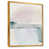 Toile avec cadre flottant or
