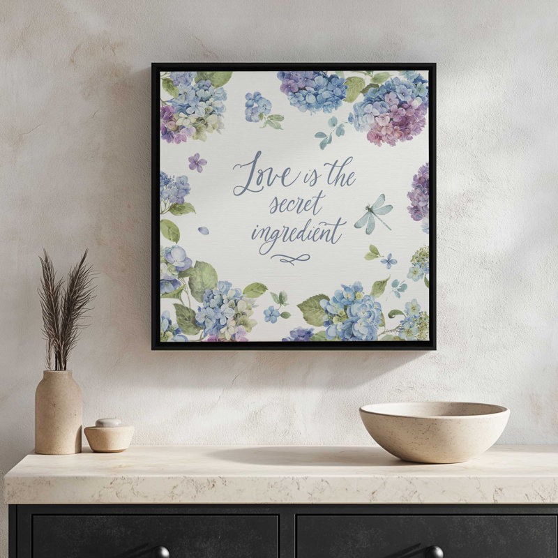 «Caudalie VII» par Lisa Audit, reproduction d'art sur toile, Black, Framed Print without Mat, 13.5" H x 13.5" W