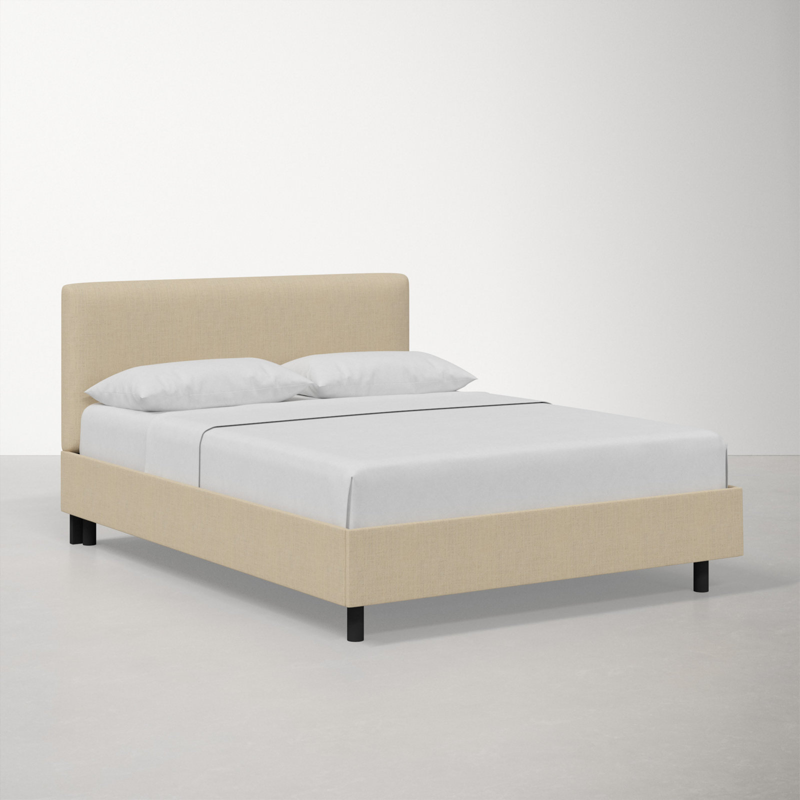 Eisley Upholstered Bed, Queen, Classic Linen Linen