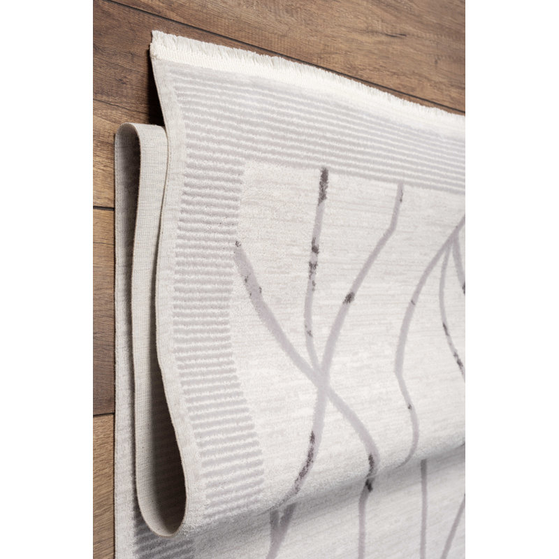 Runner Rilynn Geometric Machine Made Indoor / Outdoor Area Rug, Runner 2'8" x 6'7"