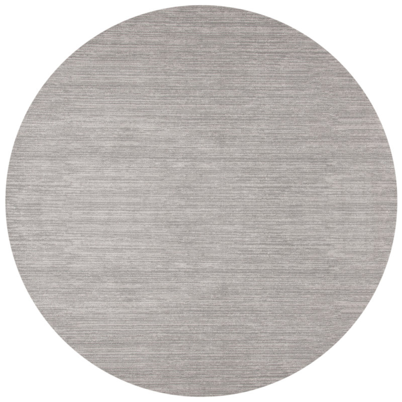 Hod Solid Colour Area Rug, Round 201cm