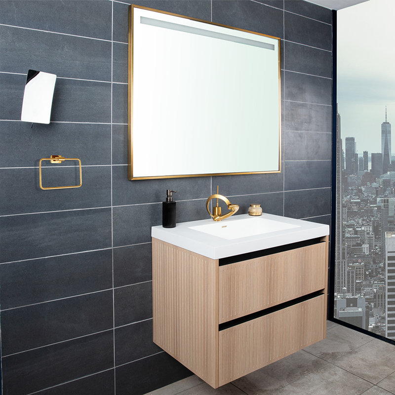 Embrace Single-Hole Single-Handle Bathroom Faucet with Drain Assembly, Polished Chrome
