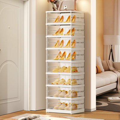 Armoire de rangement pour chaussures 16 paires