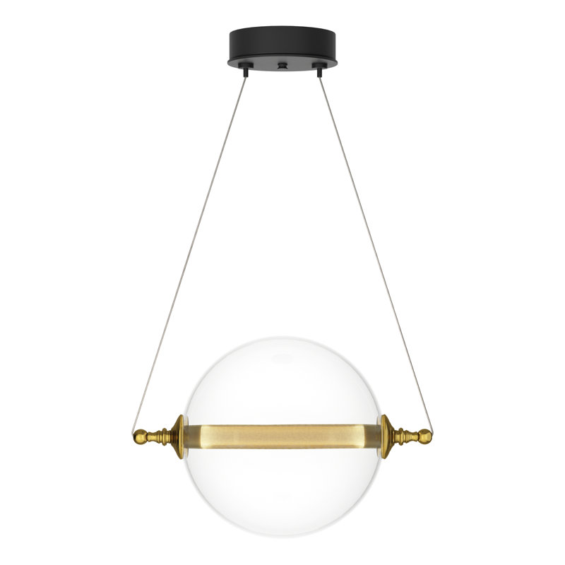 Luminaire suspendu sphère 2 lumières Otto