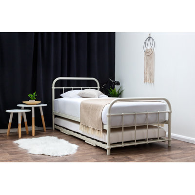 Clifftop Single (3') Steel Guest Bed with Trundle