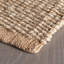 Tapis indigo / beige tissé à la main Jute-41132467