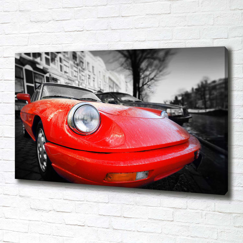 Classic Car - Wrapped Canvas Print