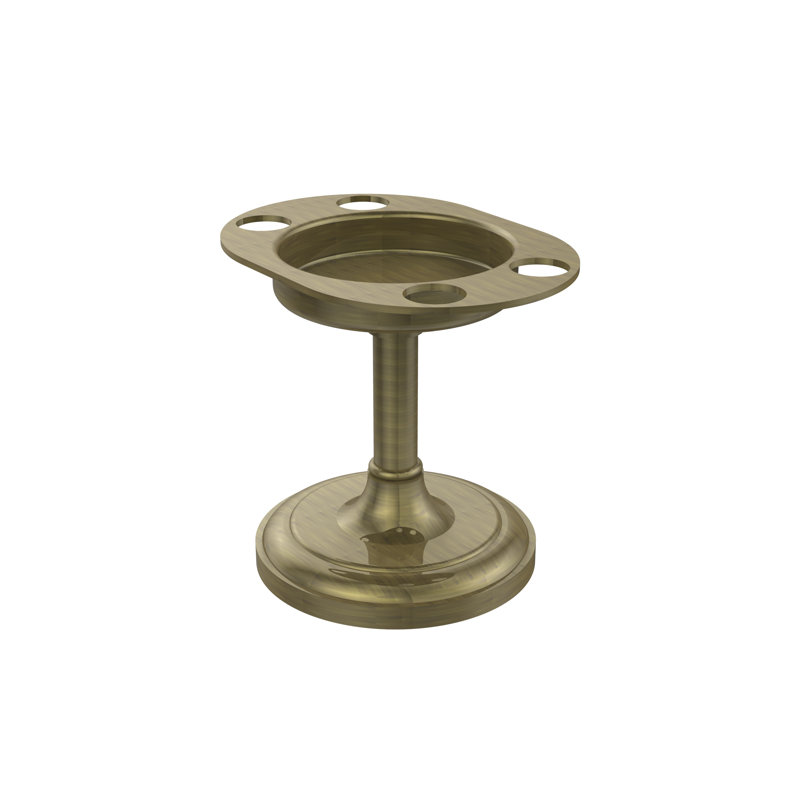 Porte-brosse à dents & culbuteur Gober, Laiton antique