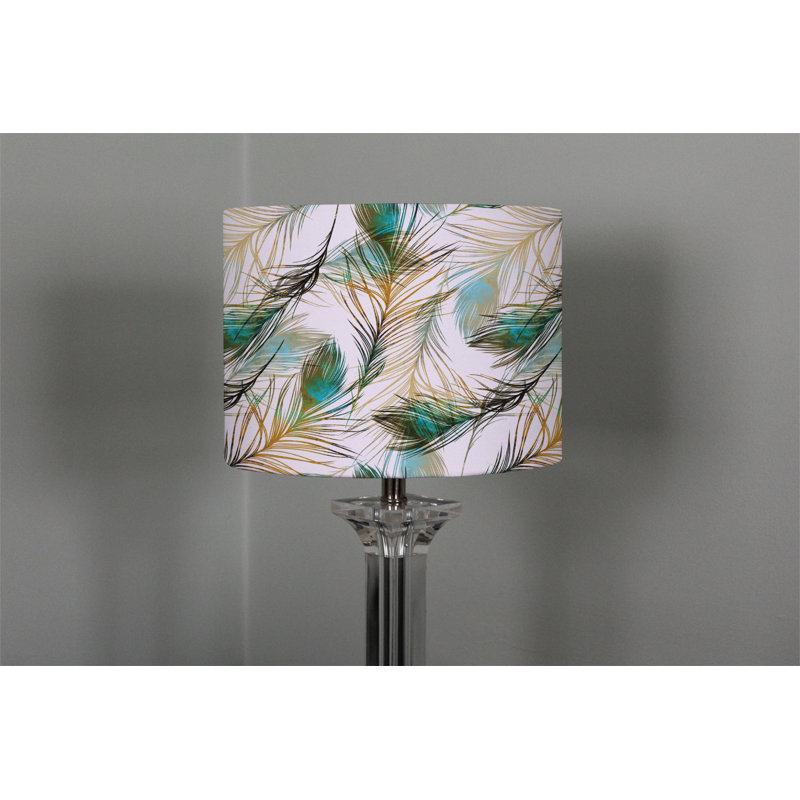 Cotton Drum Lamp Shade ( Uno ), 22cm H x 25cm W x 25cm D
