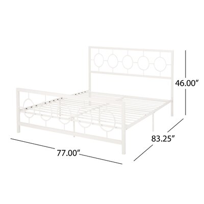 Lark Manor Singraul Metal Open-Frame Bed & Reviews | Wayfair