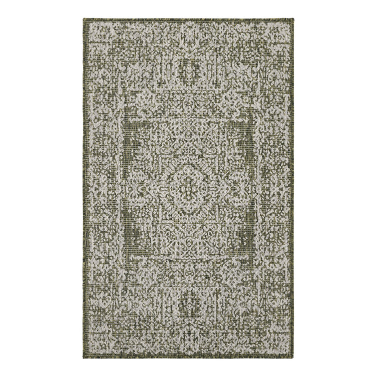 Cowie Green/Gray Indoor/Outdoor Area Rug