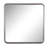 Vogler Metal Square Wall Mirror