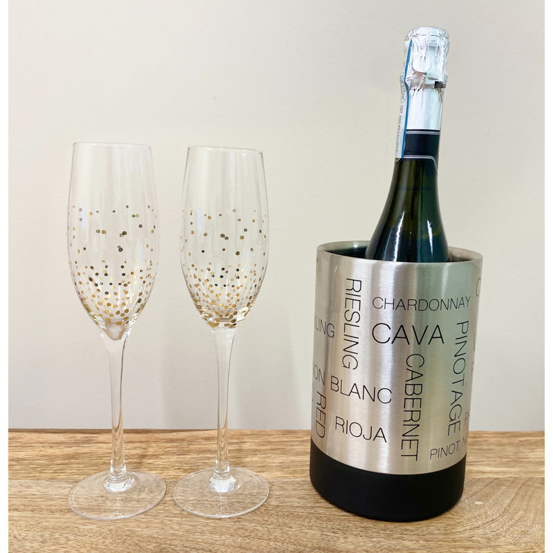 Stainless Steel Wine Cooler With Anti-Slip Base