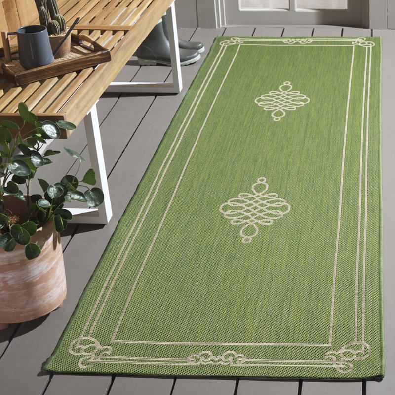 Tapis d'intérieur / extérieur Cherene, Tapis de couloir 2 pi 7 po x 8 pi 2 po