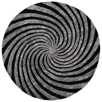 Novelty 201 80% Wool; 20% Cotton Spiral Rug