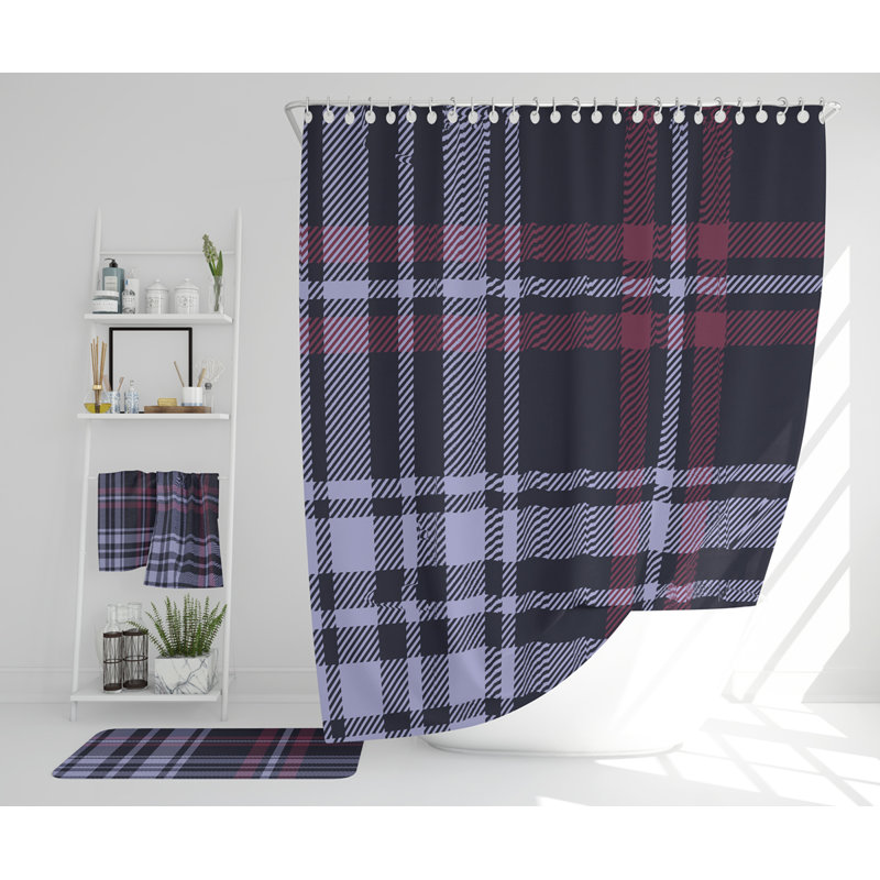 Nataleah Polyester Shower Curtain Set