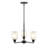 Amberle 3 - Light Dimmable Modern Linear Chandelier
