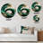 Abstract Waves IV - Abstract Spirals Round Wall Art on Metal-2034966363-2069248094