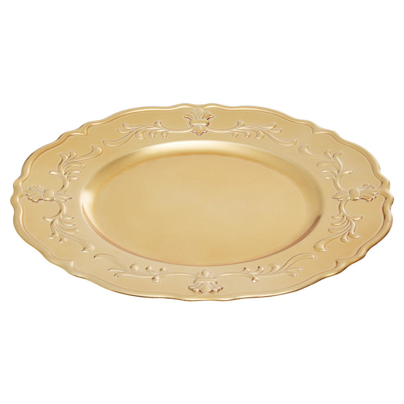 Geise Solid Colour Charger, Gold