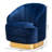 Krail Velvet Swivel Barrel Chair-257424492