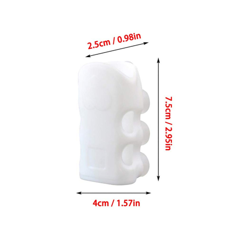 Ensemble de 3 supports de douche en silicone avec support à ventouse amovible, sans perçage