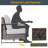 Ravsten 3 Piece Patio Sofa Set with Ottomans-110098130