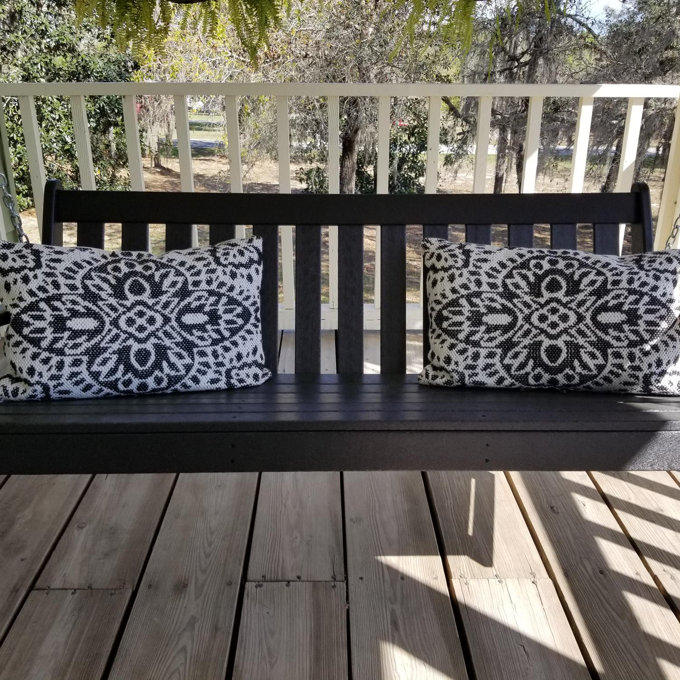 POLYWOOD Vineyard 60.5" Porch Swing - Green