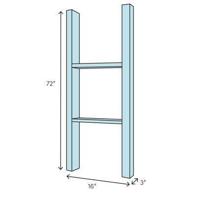 Rope 6 ft Blanket Ladder