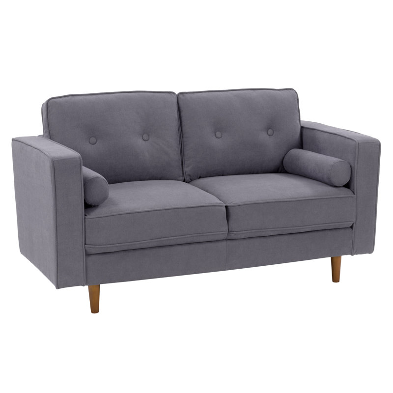 Causeuse Auxence, Polyester gris