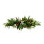 Holiday Arrangement with Evergreens, Berries and Pinecones