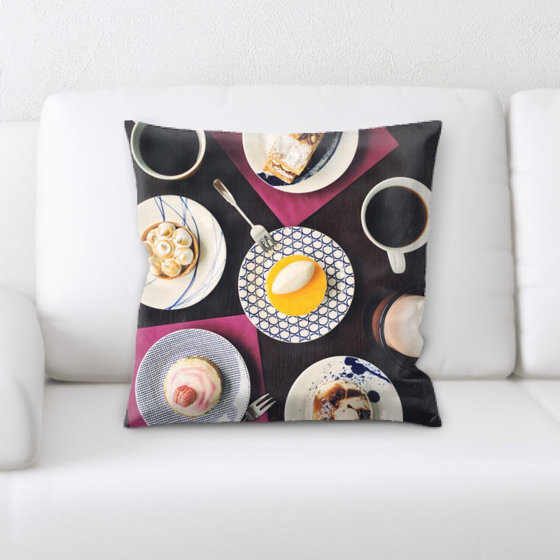 Microsuede Throw Pillow