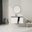 Meuble-lavabo mural moderne flottant avec lavabo simple