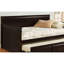 Lit de jour de style traditionnel avec lit gigogne de lit plateforme de style anglais inclus Espresso