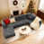 Velours côtelé gris